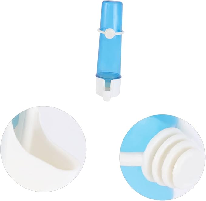 Automatic Bird Water Dispenser 125Ml Small Bird Water Feeder with Double Suction Cups Compact Size for Cage and Aviary Use