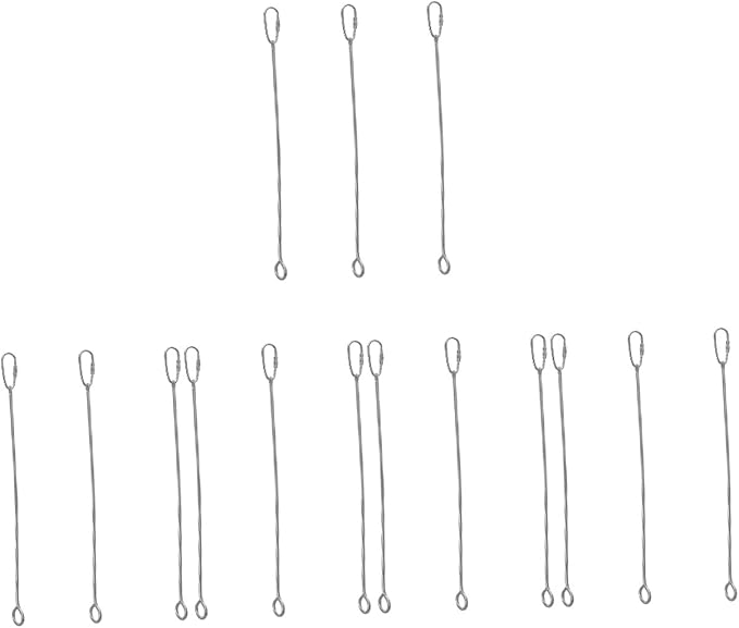 Mipcase 15pcs Bird Cage Food Holder Fruit Vegetable Skewer Hanger for Indoor Bird Feeding Easy to Clean for Parrots Cockatiels