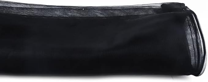 Adjustable Birdcage Seed Catcher Feather Catcher Bird Cage Cover Net Airy Soft Skirt Guard Birdcage Nylon Mesh Netting for Parrot Macaw Parakeet Round Square Cage (118 x 16 Inch, Black)