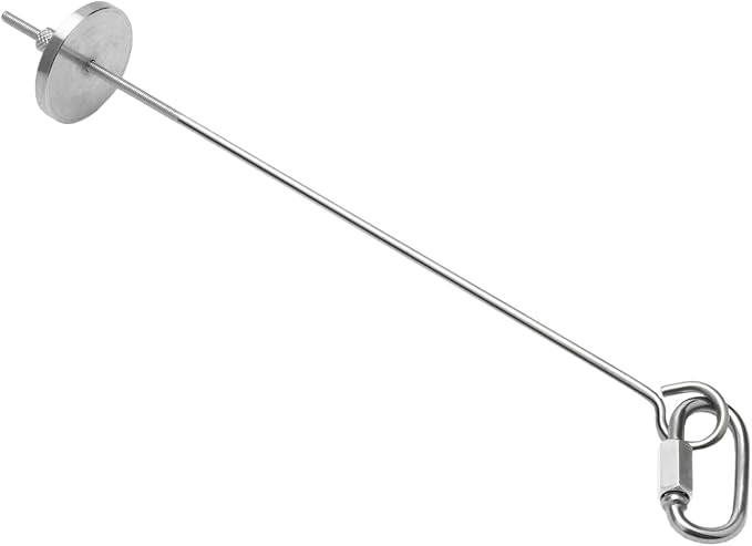 Bird Food Holder Stainless Steel Fruit Vegetable Stick Skewer for Parrots Cockatoo Cockatiel Cage Treating Tool (L: 7.86inch)