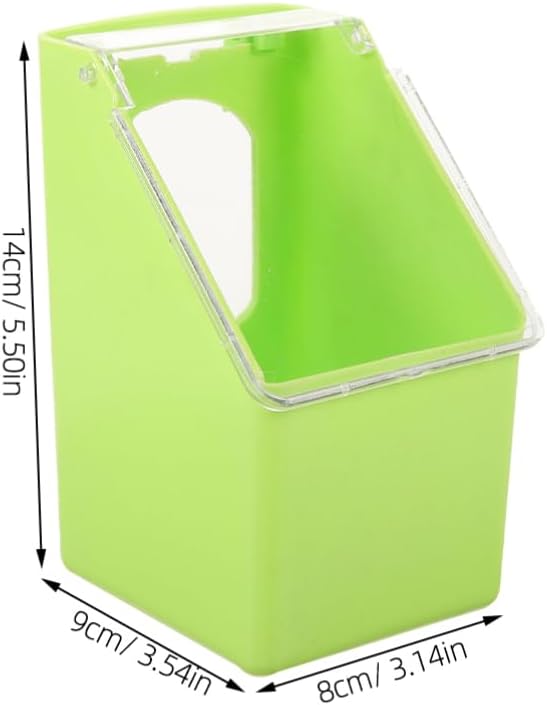 Toddmomy 4pcs Hanging Cage Bird Feeder Multi-Functional Pigeon Feeders Capacity for Birds Material Easy to Install