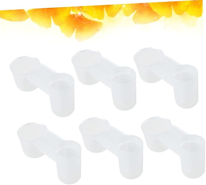 DOITOOL 30 Pcs Water Bottle Bird Drinker Birds Waterer Easter Island Statues Chicken Waters and Feeder Bottle Waterer Feeder Cup Automatic Drinking Fountain Parrot