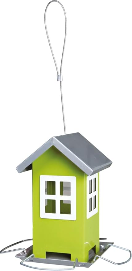 Trixie Bird Feeder Red/Silver 19 × 20 × 19 cm 1 L