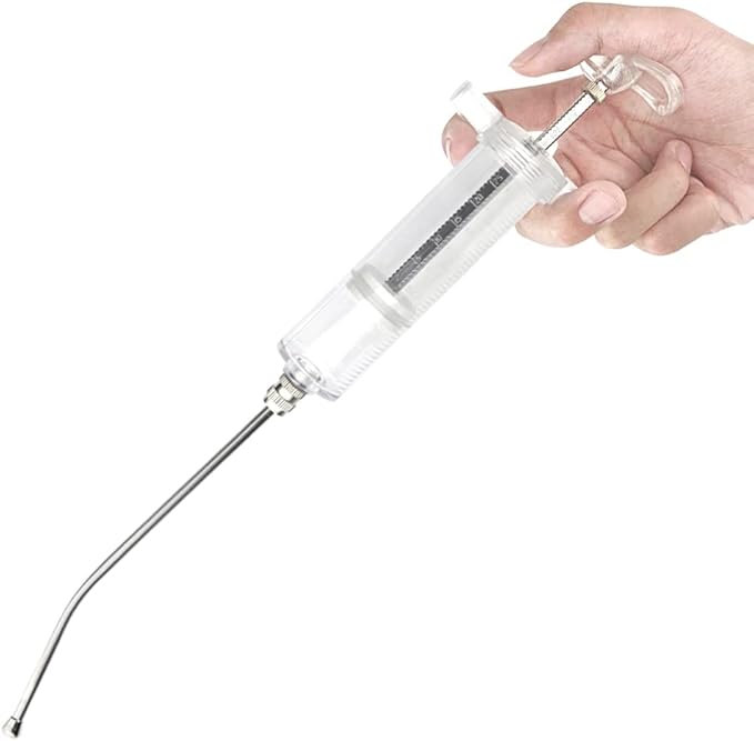 Baby Bird Feeding Syringe Bird Syringe Feeder Feeding Tubes with 6PCS Curved Gavage Tubes for Baby Birds Parrot Small Pet (50ML)