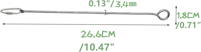 2 Pcs Bird Food Holder Small Animal Fruit Vegetable Skewer Hanging Feeders Toy Stainless Steel Feeding Stick Tool for Cage