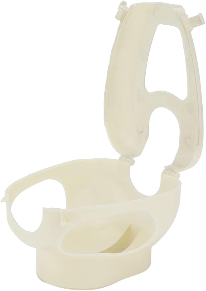 Yctze Plastic Frame Holder – Fixed Feeder for Young Racing Pigeons, Medicines Holder for Bird Care, Easy to Install, and Safe Feeding Solution (White)
