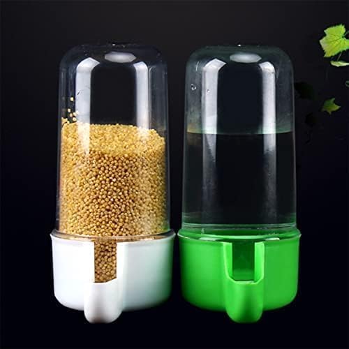 Set of 2 Bird Cage Aviary Canary Finch Large Water Tube Feeders Automatic Gravity Drinkers Water Dispensers 8 oz Capacity Each