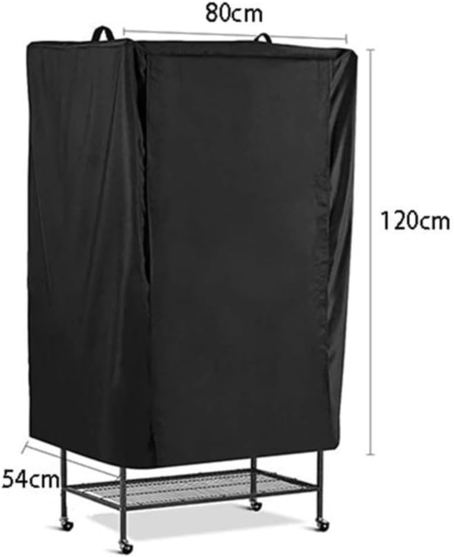 2 Sizes Black Birdcage Cover With UV for PROTECTION, Bird Cage Cover For Pets' Good Night Easy Installation And Removal(M)