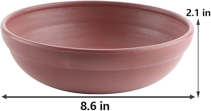 DQITJ 4 Pack Bird Nest Bowl Plastic Racing Pigeon Breeding Hatching Nest Box Egg Basin Pigeon Nest Bowl for Doves Pigeon Quail Bird (Dia: 8.6")