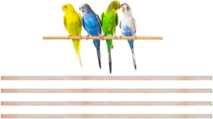New Natural Wood Perches for Bird Cage, Many Sizes (24")