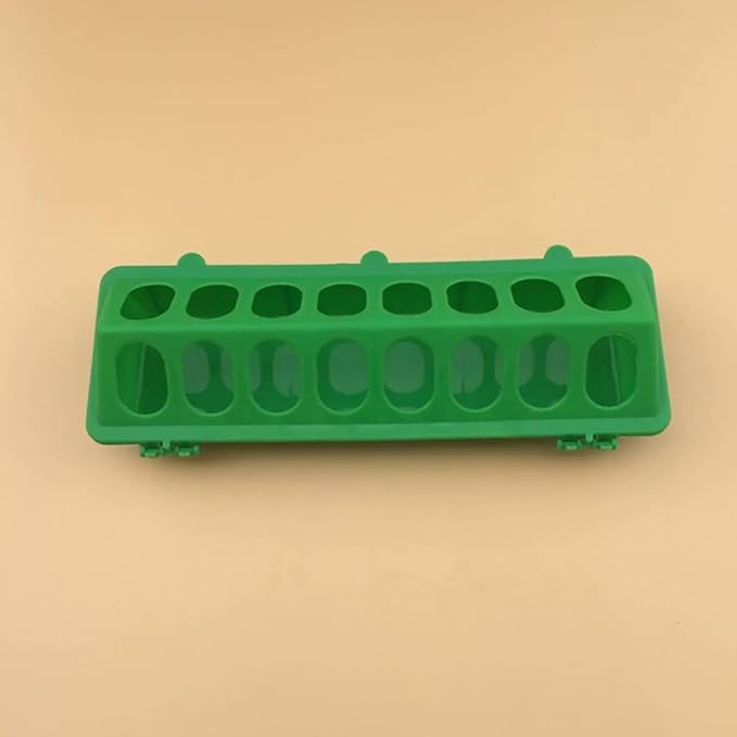 YARDWE Pigeon Feeder 2pcs Plastic Bird Feeder Containers for Cockatiels, Parrots, Chickens, and Other Small Birds