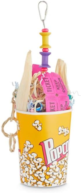 You & Me by Petco Premier Fun Popcorn Box Foraging Bird Toy Medium