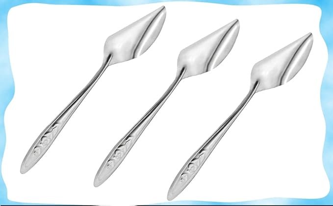 4.7" Bird Parrot Stainless Steel Metal Feeding Spoon,Special Feeding Scoop Medicine Spoons Hand Feeding Spoons for Peony Cockatiel Parrot (3PCS)
