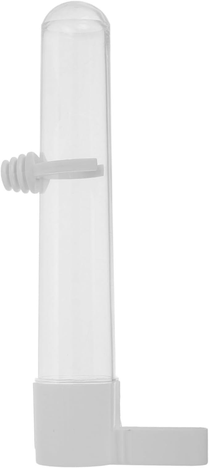 TEHAUX Bird Feeding Cup Portable Water Dispenser for Parrots and Small Animals Removable Easy to Clean Hanging Feeder Suitable for Hamsters Rabbits Mice