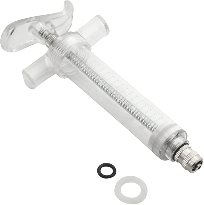 Baby Bird Feeding Syringe Bird Syringe Feeder Feeding Tubes with 6PCS Curved Gavage Tubes for Baby Birds Parrot Small Pet (20ML)