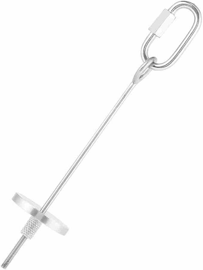 Oumefar Stainless Steel Bird Food Holder Parrot Food Skewer Parrot Fruit Stick Holder Feed Treating Tool for Bird Parrots(S) Bird Toys