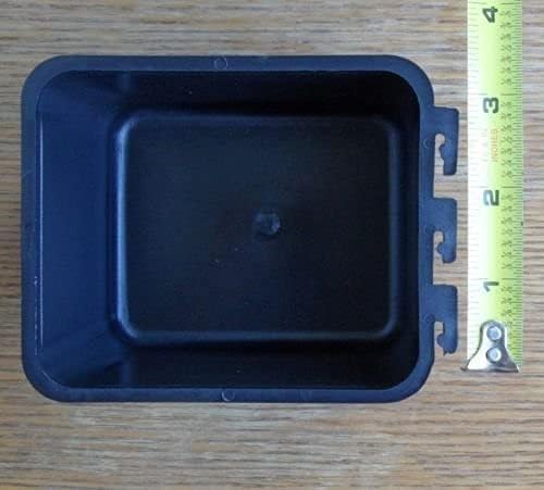 Cage Cups 1 Pint (16 oz) Hanging Feed & Water Cage Cups (4, Black)
