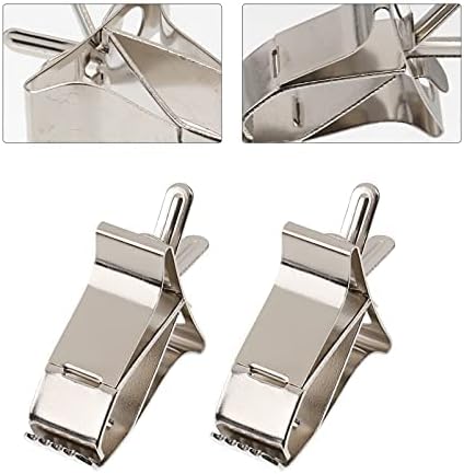 Birds Food Holders - 3pcs Parrot Fruit Vegtable Clips Stainless Steel Feeder Bird Cage Accessories for Budgie Parakeet Cockatiel Conure