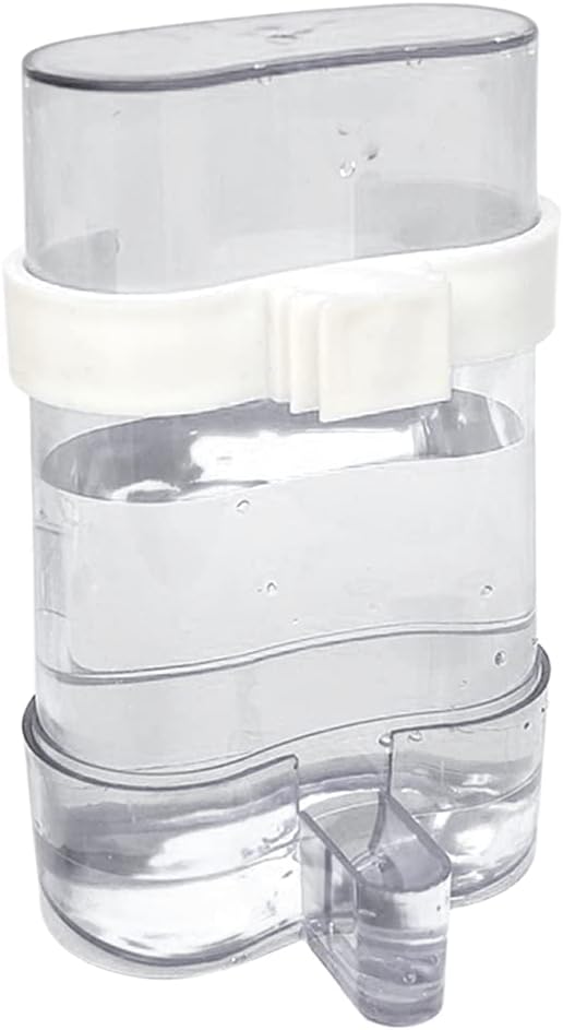 Parakeet Water Dispenser Automatic Water Drink No Spill Clear Container Cockatiel Automatic Feeding Supplies for Cage Automatic Waterer for Birds