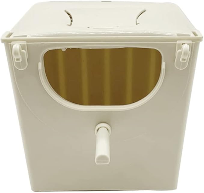 Parrot Breeding Box Hanging Bird Nest Bird Cage Plastic House Mating Box for Lovebird Parakeet Cockatiel Conure