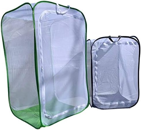 Professional Pop-Up Butterfly Cage/Terrarium, 27 x 27 x 48-inch, Green, LH175G