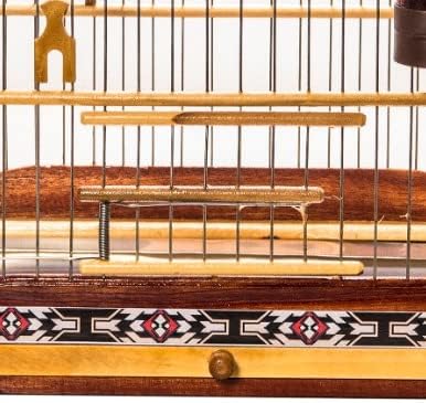 Small Wooden Birdcage Kit #3 Bottom Feeder