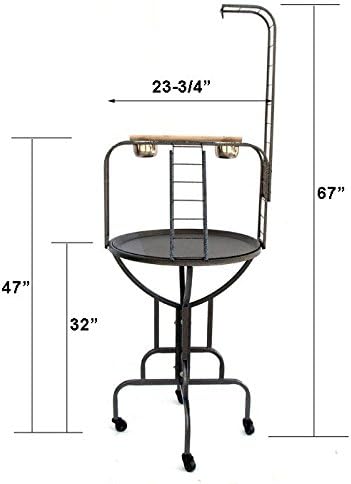 The Graffico Play Top Stand for Bird Parrot Cage Avairy Mate