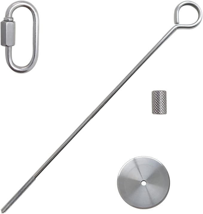 Bird Food Holder, Feeder Toy, Foraging Toy, Treat Skewer, Stainless Steel Parrot Fruit Vegetable Stick Holder (L)