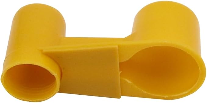 Automatic Bird Drinker Cups 12pcs Pigeon Water Bottle Feeder for Cage(Yellow)