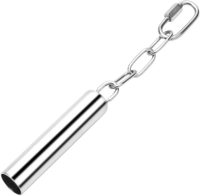 Wontee Stainless Steel Bell Toy Bird Cage Hanging Bite Toy for Parrot Parakeet Budgie Cockatiel Conure African Greys (S)