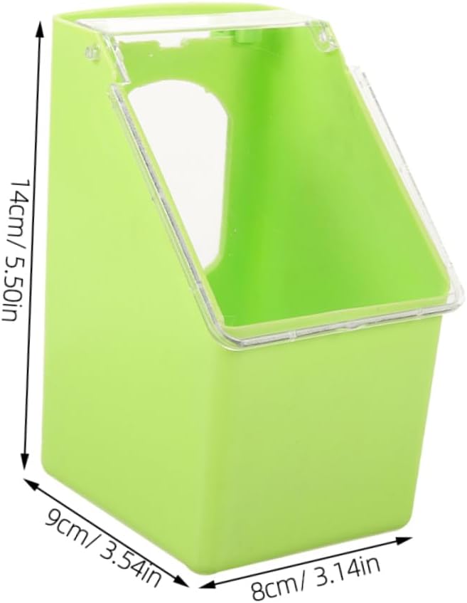 Yardwe 4pcs Pigeon Feeder Hanging Cage Bird Feeder Capacity Material for Pigeons and Pet Birds Easy to Install Each