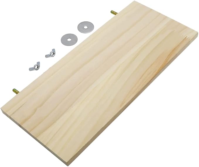 Litewoo Parrot Bird Wood Perch Platform Large Stand Shelf for Birds Budgie Parakeet Cockatiel Conure Cockatoo Macaw African Grey (1PC)