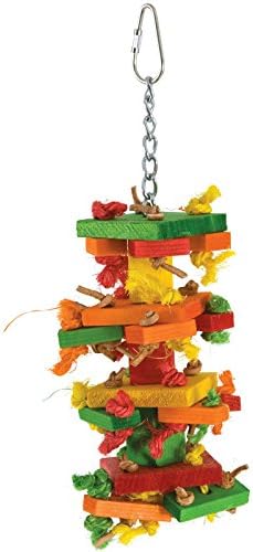 Paradise Knots *Blocks Chewing Toy, Colorful & Entertaining, Keeps Birdy Happy, XX-Large, 30” x 9” x 9” inches