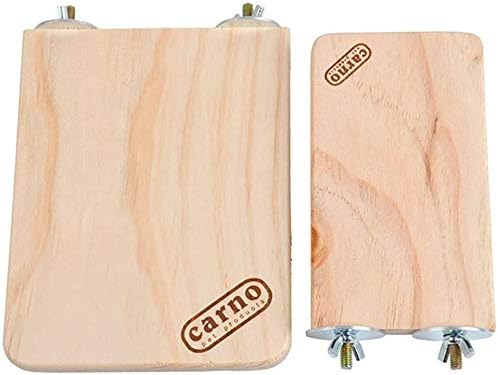 Litewoo Bird Wood Perch Platform Stand Shelf for Birds Budgie Parakeet Cockatiel Conure Cockatoo（Medium）