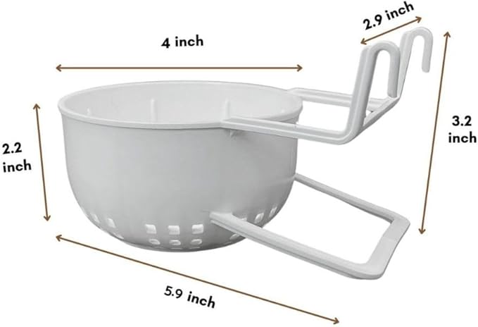 Canary Nest Plastic Hollow Hanging, 2pcs of Durable and Comfortable Bird Nesting Solution for Small Birds, Ideal for Goldfinches, Finches, and Greenfinches Breeding, Cage Accessory