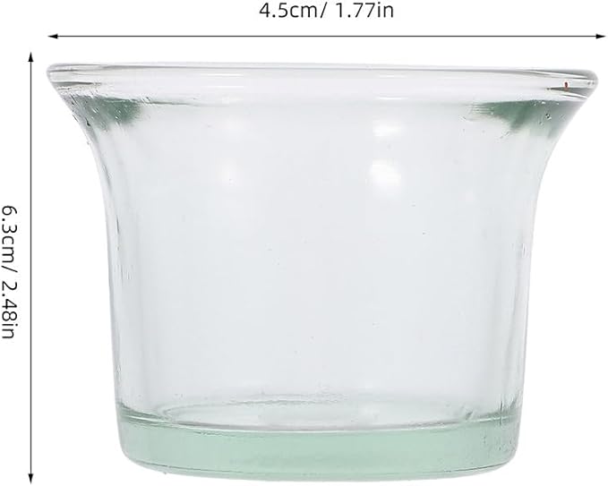 BESPORTBLE 2Pcs Glass Hummingbird Feeder Cups Replacement - Outdoor Hanging Bird Feeder Bowls for Garden Patio Balcony - Durable Glass Bird Accessories