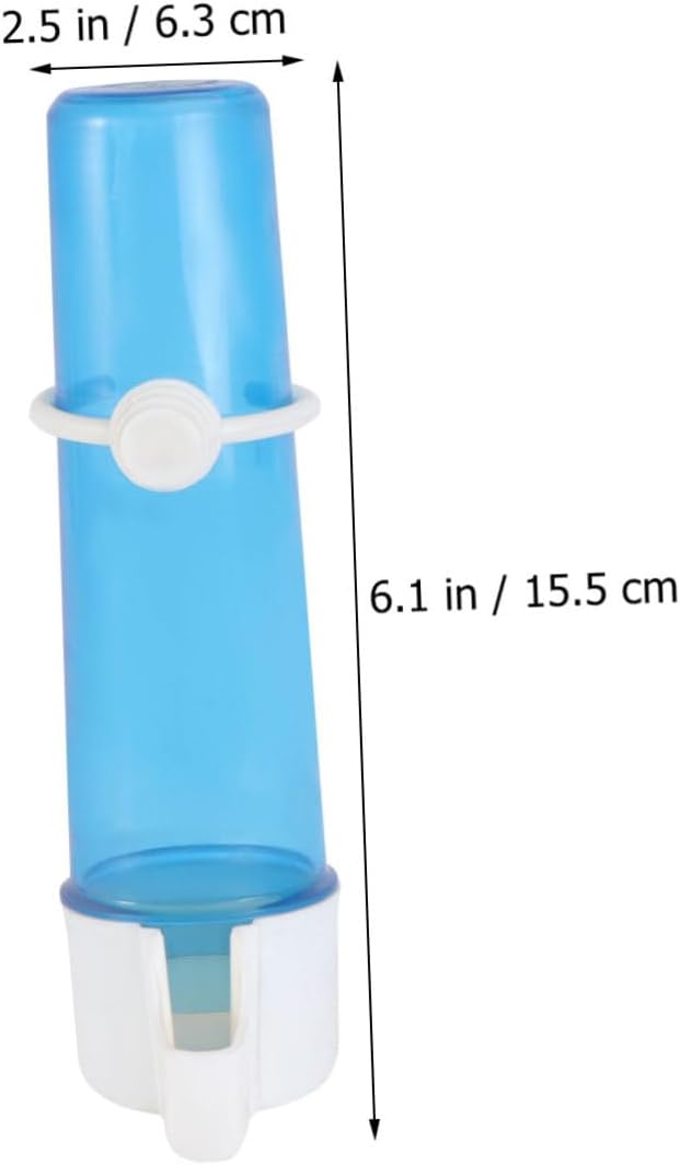Automatic Bird Water Dispenser 125Ml Small Bird Water Feeder with Double Suction Cups Compact Size for Cage and Aviary Use