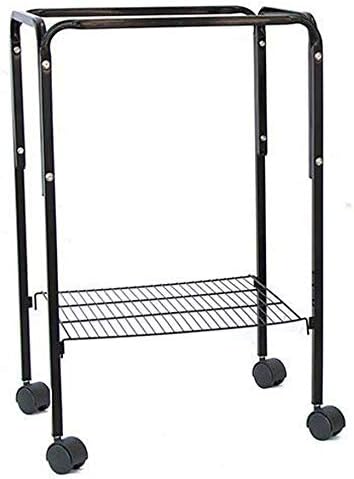 Mcage Large Dome Roof Top Flight Parrot Bird Cage with Toy Ladder Rolling Stand for Cockatiel Parakeet Conure Lovebird Budgie Parrotlet Finch Canary Small Parrot