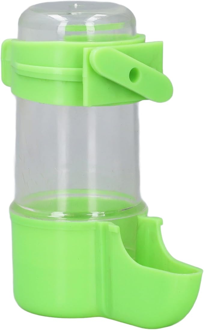 Pet Bird Hanging Water Feeder, 6Pcs EcoFriendly Automatic Bird Cage Water Feeder for Finches (100ml)