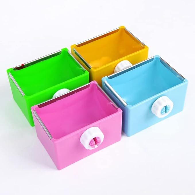 Litewoo Bird Food Bowl Feeder Colorful Basin Durable Cage Accessories Suitable for Birds Parrot Parakeet Cockatiel Budgie Finch Hamster Rat