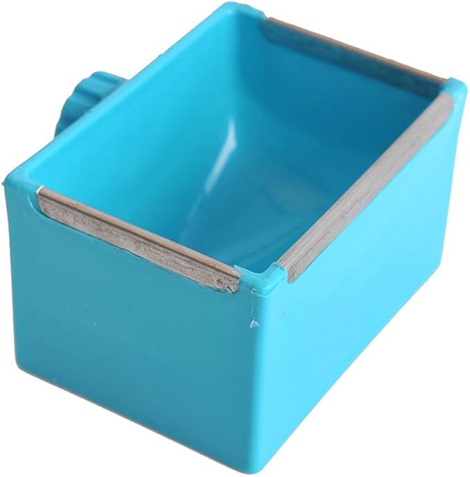 Bird Food Feeding Dish Water Seed Feeder Bowl for Parrot Budgies Parakeet Cockatiels Conure Lovebirds Finch Pigeons African Greys Poultry Chinchilla Guinea Pig Rabbit Cage
