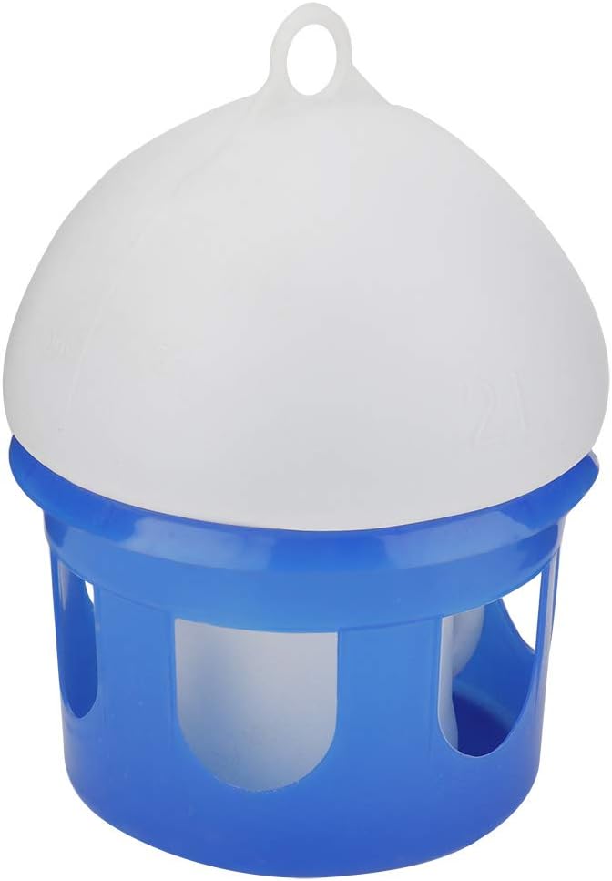 Pigeon Feeder,ABS Plastic Water Dispenser Waterer,Large Capacity Automatic Bird Pigeon Feeder Water Dispenser Waterer (2L)
