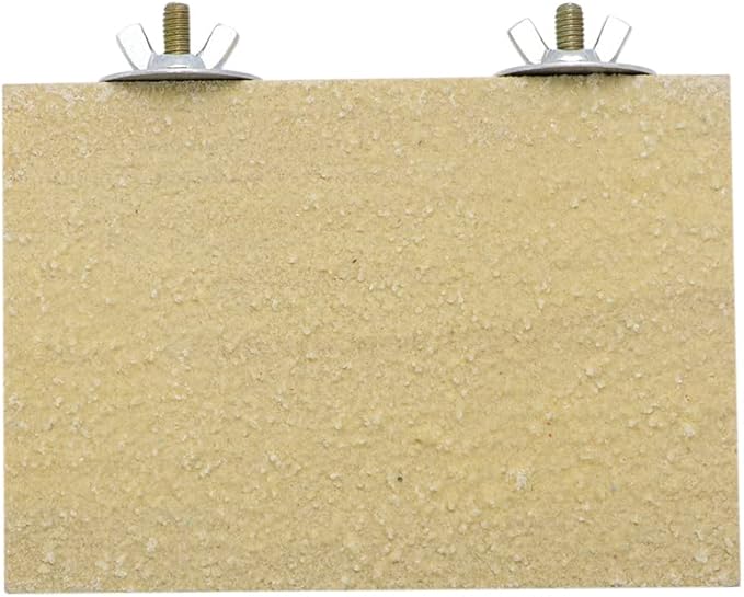 Bird Parrot Perch Stand Platform Natural Wooden Coarse Sand Grinding Claw Stand Suitable for Parrot Parakeet Cockatiel Budgie Conures Lovebird Finch