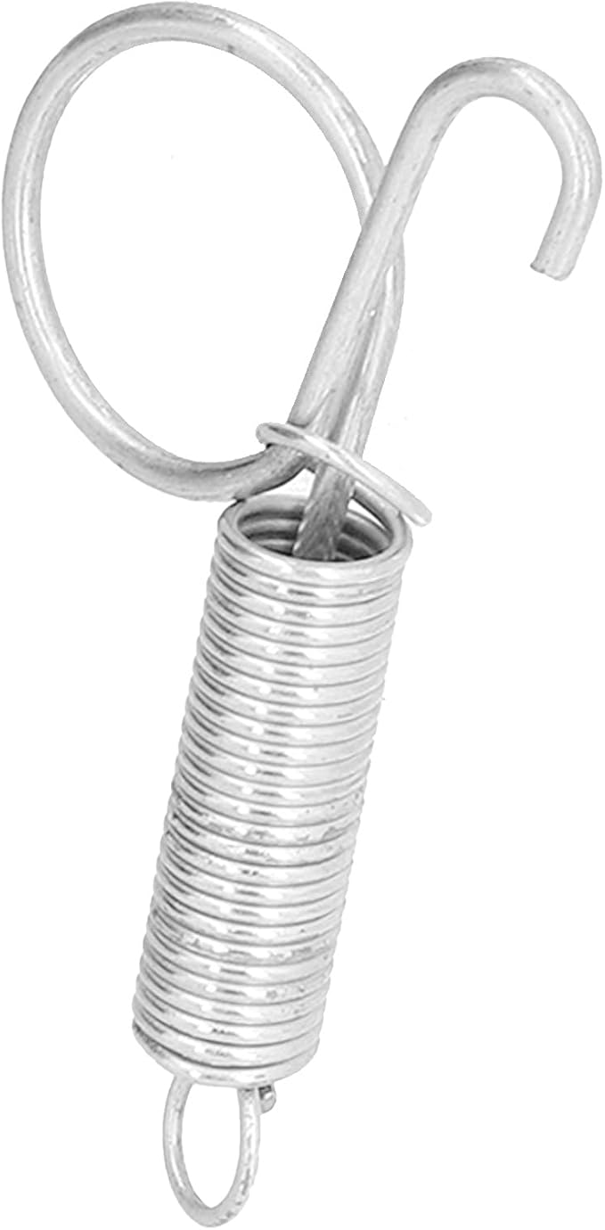 CHICIRIS Spring Cage Door Hook, 20PCS Cage Door Spring Hook Metal Finger Spring Latch Hook for Fixing Rabbit Pet Cage Door Farming Equipment(L)