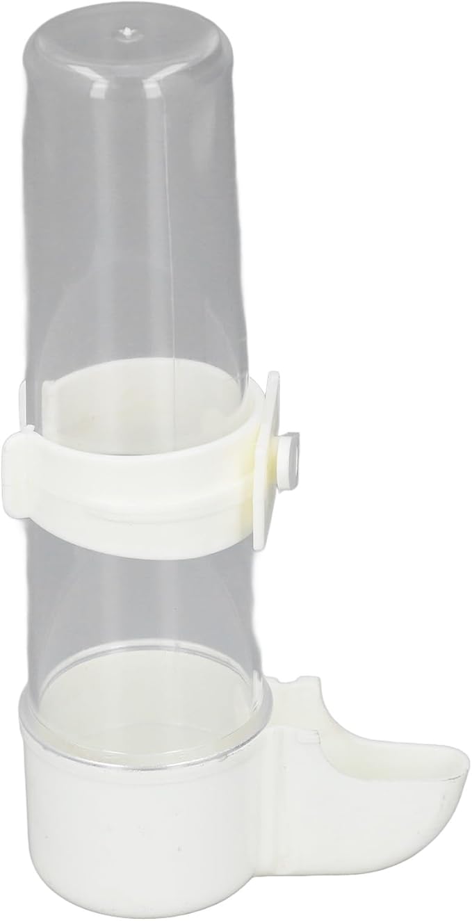 Pet Bird Hanging Water Feeder, 6Pcs EcoFriendly Automatic Bird Cage Water Feeder for Finches (150ml)