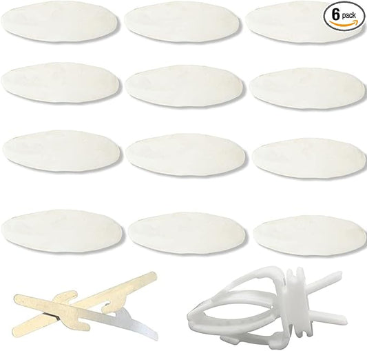 Jmxu's 3.5"-4" Cuttlebone for Birds Natural Cuddle Bone for Parakeets, Cuttlefish Bone for Sharp Beaks, Natural Birds Calcium for Parrot Cockatiels Budgie, 12Pcs