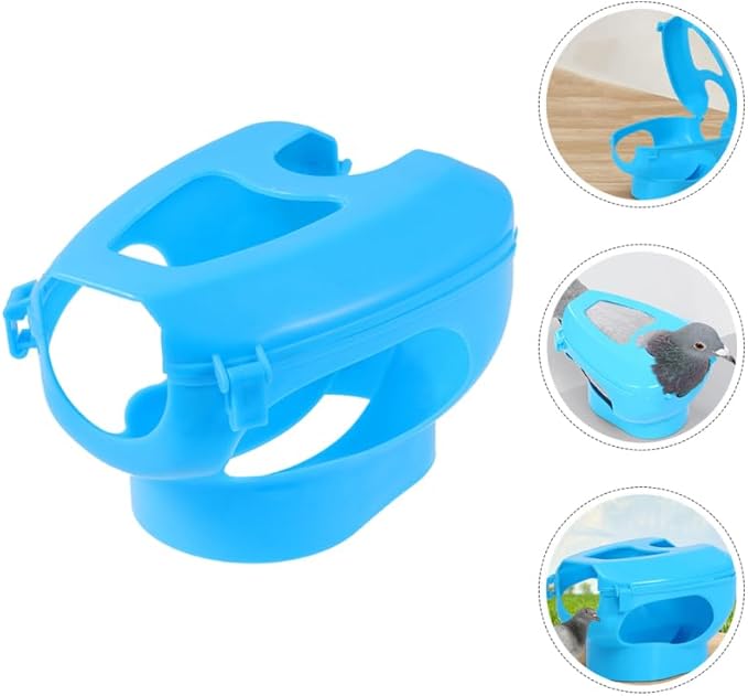 BESTonZON 2pcs Pigeon Injection Holder Feeding Stand for Easy Medicine Application Fixed Mount for Pigeons for Pet Bird Care