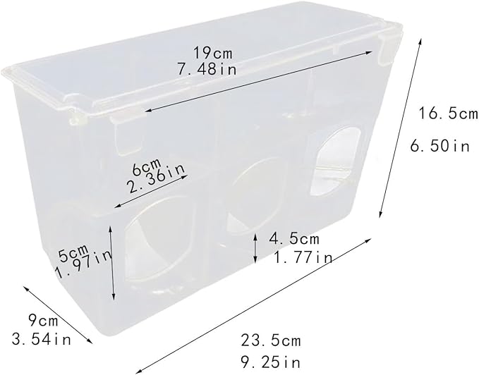 Automatic Pigeon Bird Feeder for Cage Feeding Station Bowl, Quail Feeder Hanging Parrot Feeder for Canary Parakeet Budgerigar, Three Hole