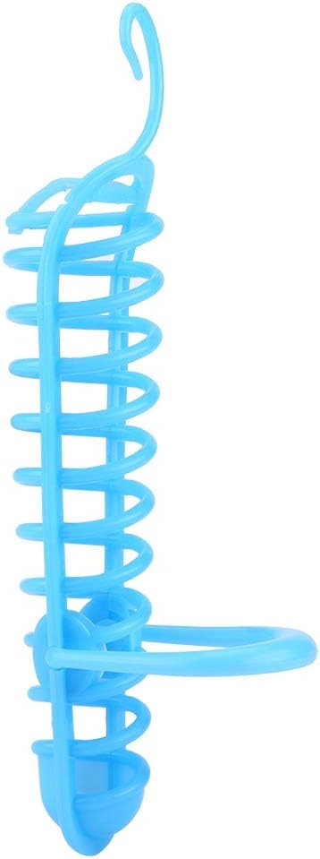 Millet Holder, Parrots Feeder Basket, Pet Parrot Fruit Fork Rice Ear with Plastic Food Feeding Perch Stand Bird Feed Toys Blue Holder for Supplies Vegetable Millet