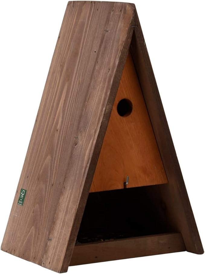 Esschert Design Triangle Birdhouse with Feeder
